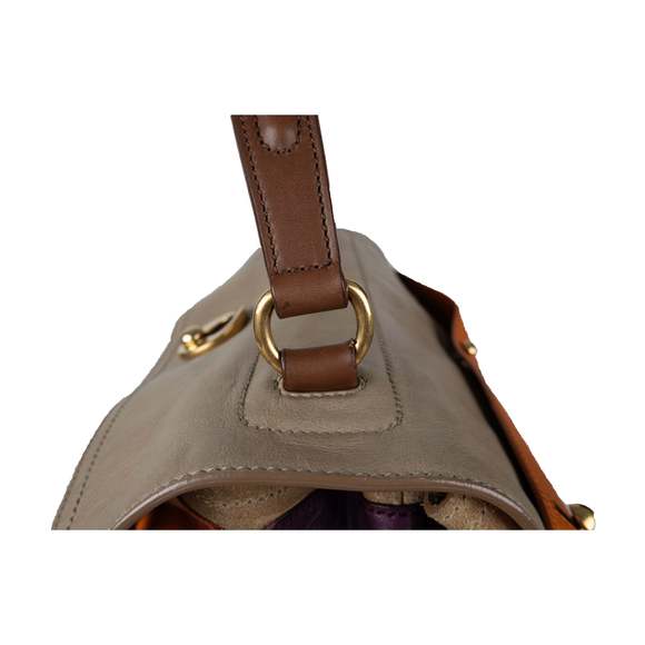 SAINT LAURENT Yves Saint Laurent Tri Color Large Muse Two Handbag - Picture 10 of 14